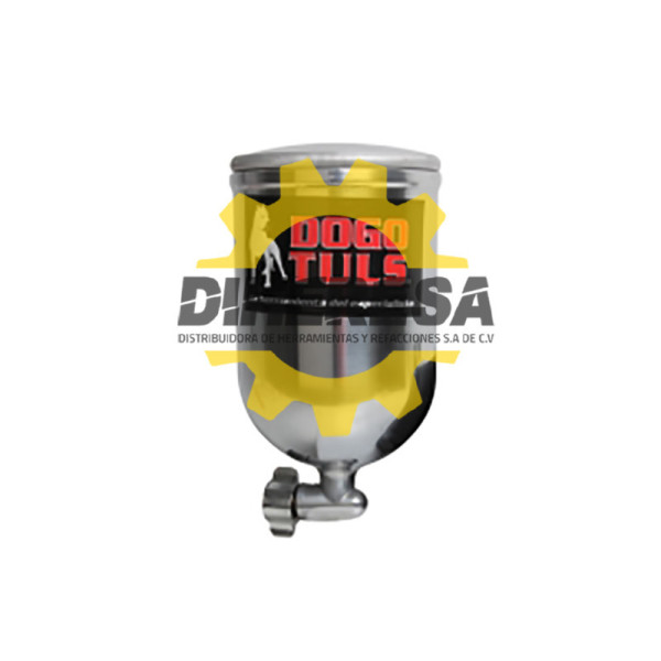 NF4027 VASO ALUMINIO P/PISTOLA GRAVEDAD 400ML DOGOTULS | DIHERESA