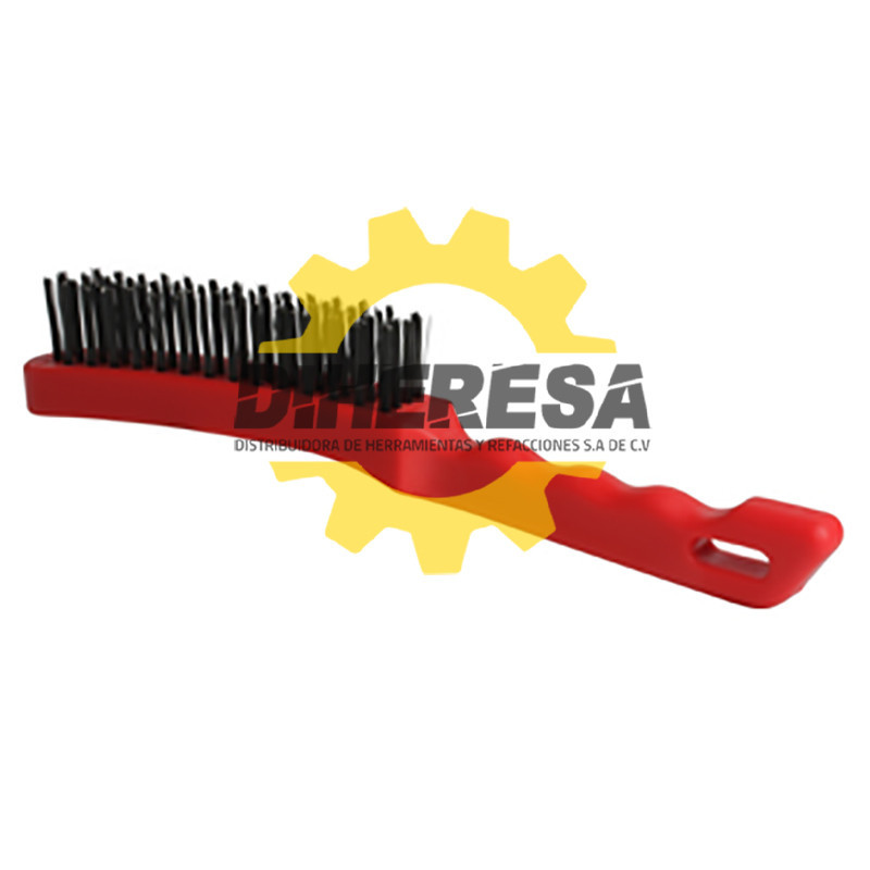 NI0120 CEPILLO DE ALAMBRE MANGO PLASTICO 4X14 DOGOTULS | DIHERESA NI0120 CEPILLO DE ALAMBRE MANGO PLASTICO 4X14 DOGOTULS | DIHERESA