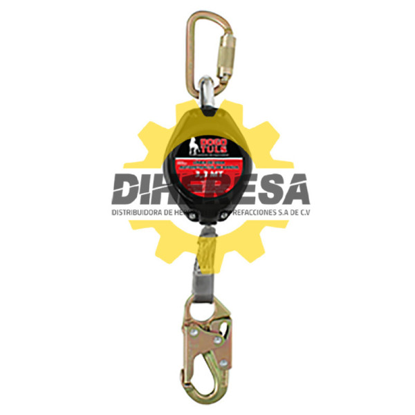 OA3023 LINEA DE VIDA AUTORETRACTIL BANDA 3.3 MT DOGOTULS | DIHERESA