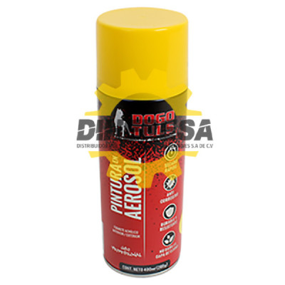 PA4019 PINTURA AEROSOL BRILLANTE AMARILLO LIMON DOGOTULS