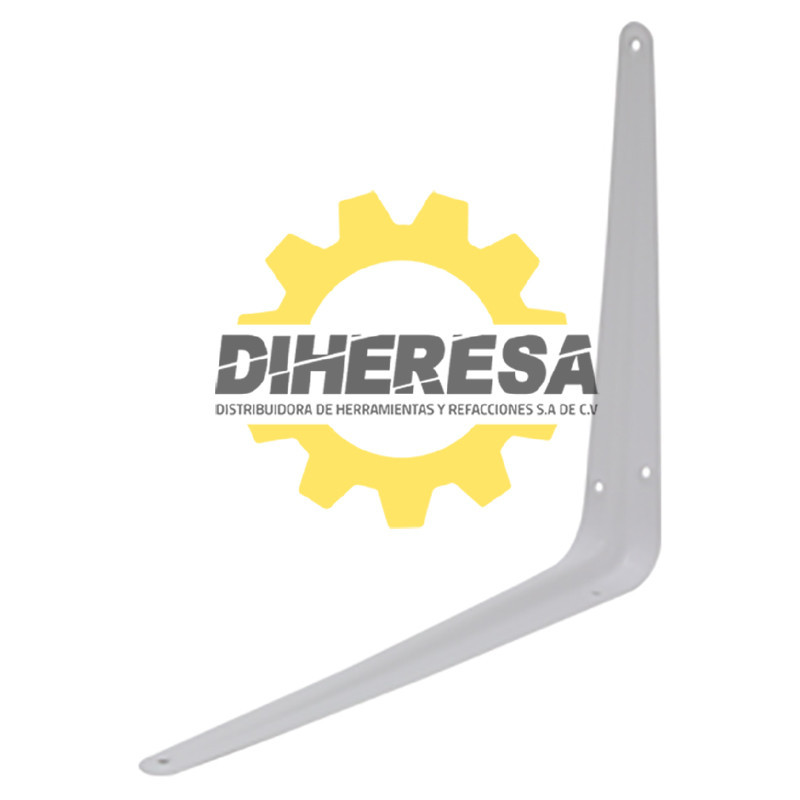 RH9002 MENSULA DE ACERO BLANCA 5''X 6'' DOGOTULS | DIHERESA RH9002 MENSULA DE ACERO BLANCA 5''X 6'' DOGOTULS | DIHERESA