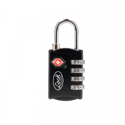 54CA LOCK Candado maletero negro TSA