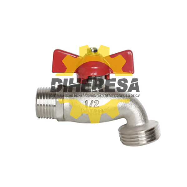 RU6106 LLAVE ESFERA 90?øLATON ROSCA MANGUERA 1/2 DOGOTULS | DIHERESA