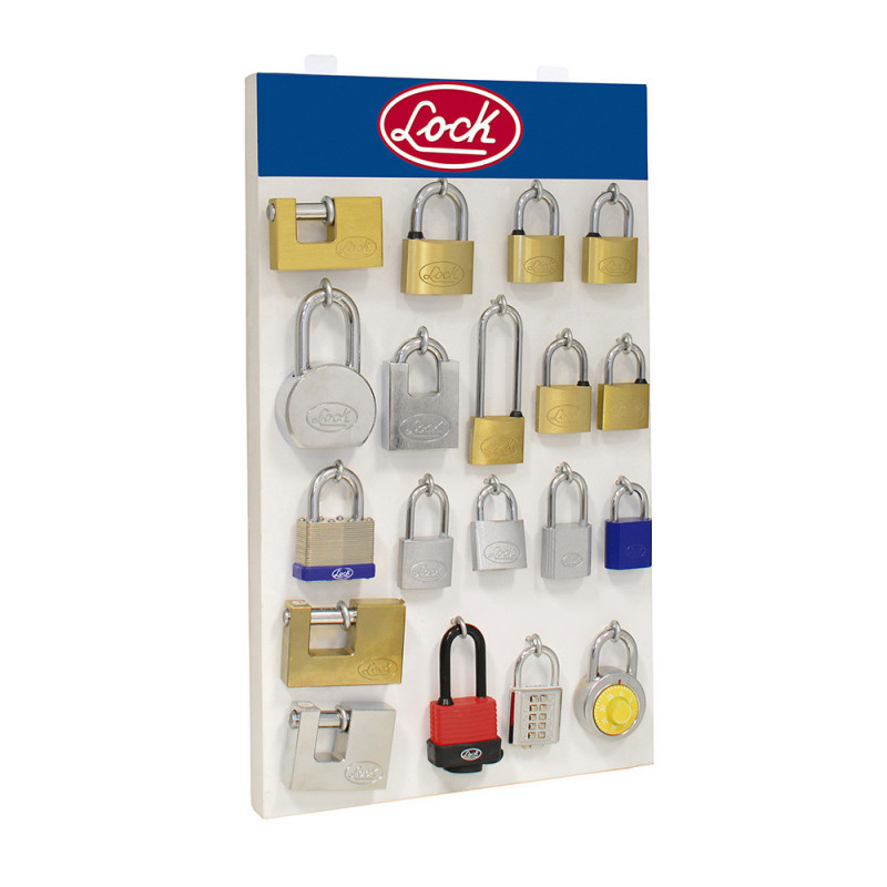 LEC LOCK Tabla exhibidora con candados Lock | DIHERESA