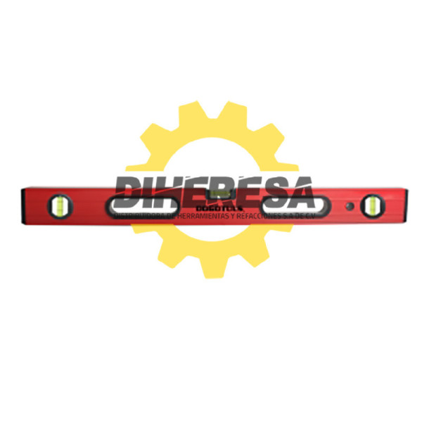 SH4002 NIVEL DE ALUMINIO ROJO 24'' 3 GOTAS DOGOTULS | DIHERESA