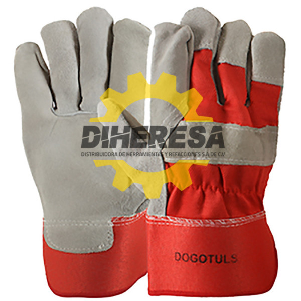 SH4016 GUANTE DE CARNAZA Y TELA ESTANDAR DOGOTULS | DIHERESA