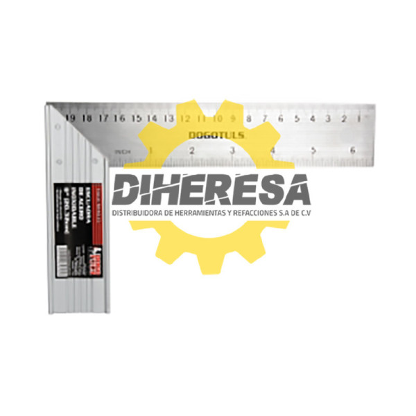 SH4037 ESCUADRA CARPINTERO 12'' ACERO INOX  DOGOTULS | DIHERESA