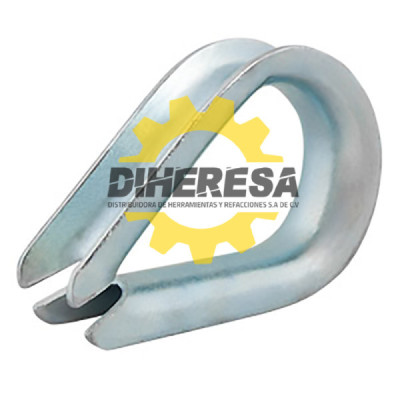 Cuello galvanizado 1/2" para cable de acero SH5104 DOGOTULS