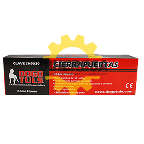 SH9039 CIERRAPUERTAS 45 A 65 KG HUMO DOGOTULS | DIHERESA