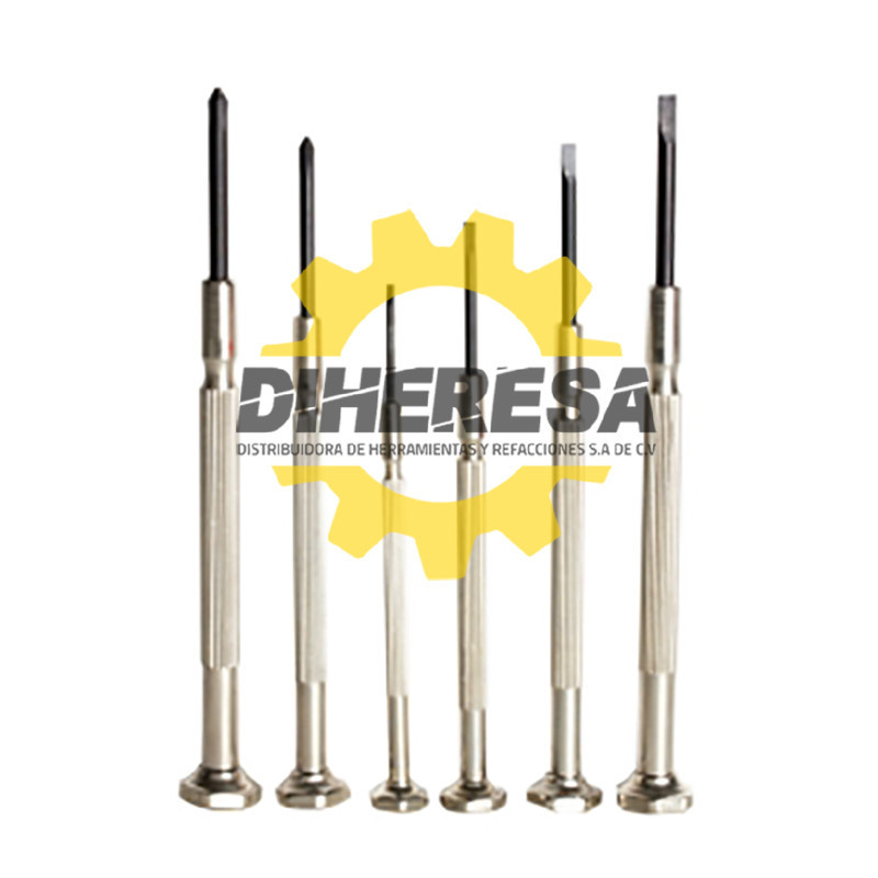 SP2039 JGO DESARMADORES TIPO JOYERO METAL 6PZ DOGOTULS | DIHERESA SP2039 JGO DESARMADORES TIPO JOYERO METAL 6PZ DOGOTULS | DIHERESA