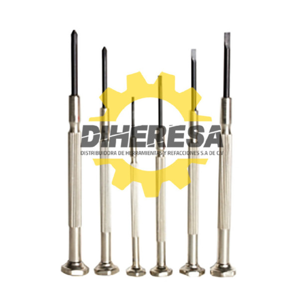 SP2039 JGO DESARMADORES TIPO JOYERO METAL 6PZ DOGOTULS | DIHERESA