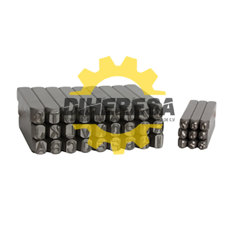 SP2052 JGO DE LETRAS 1/4'' GOLPE DE ACERO 6mm DOGOTULS | DIHERESA SP2052 JGO DE LETRAS 1/4'' GOLPE DE ACERO 6mm DOGOTULS | DIHERESA