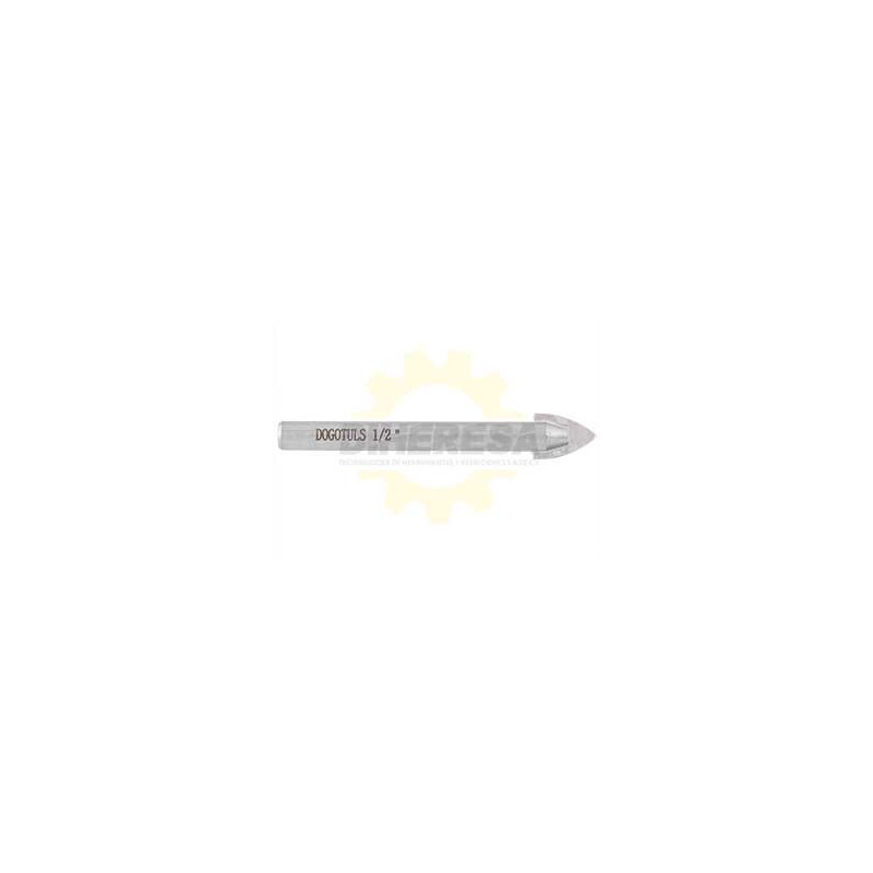 SQ1058 BROCA VIDRIO Y CERAMICA 1/2'' PTA CARBURO DOGOTULS | DIHERESA SQ1058 BROCA VIDRIO Y CERAMICA 1/2'' PTA CARBURO DOGOTULS | DIHERESA