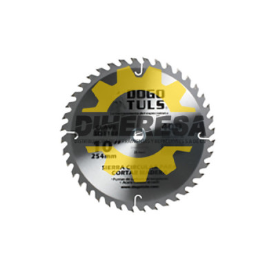 SQ1189 SIERRA CIRCULAR MADERA 10'' 60D ENT 1'' DOGOTULS | DIHERESA