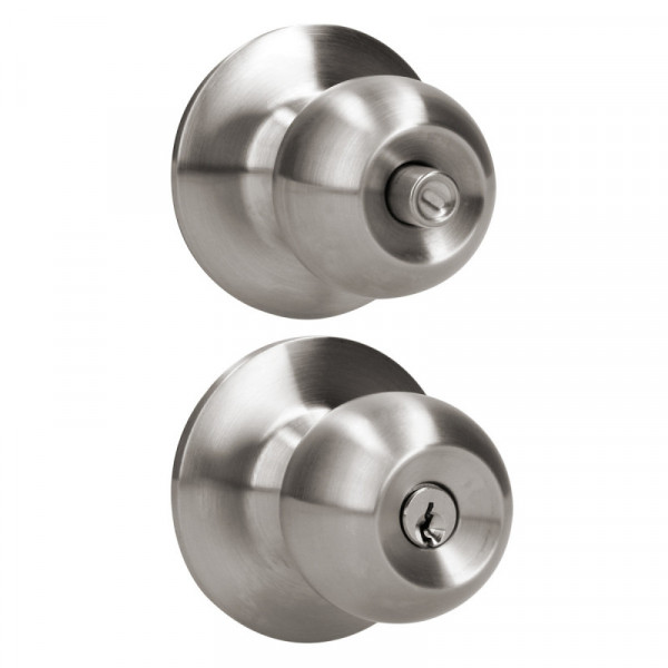 11POP LOCK Pomo cilíndrico bola recamara acero inoxidable LOCK | DIHERESA