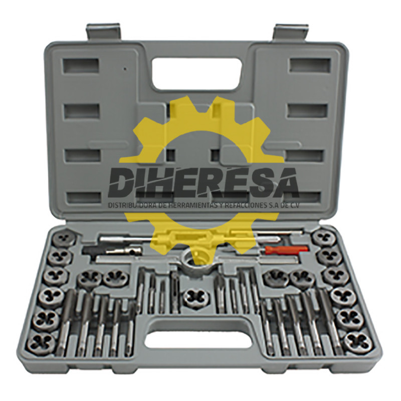 ST1074 JUEGO METRICO DADOS Y MACHUELOS 40PZ DOGOTULS | DIHERESA ST1074 JUEGO METRICO DADOS Y MACHUELOS 40PZ DOGOTULS | DIHERESA