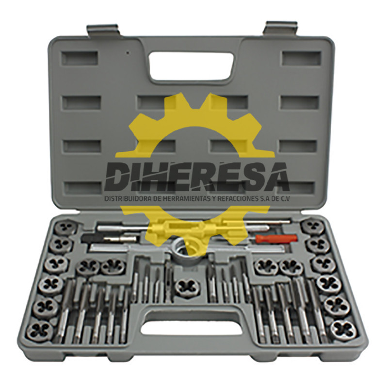 ST1075 JUEGO FRACCIONAL DADOS Y MACHUELOS 40PZ DOGOTULS | DIHERESA ST1075 JUEGO FRACCIONAL DADOS Y MACHUELOS 40PZ DOGOTULS | DIHERESA