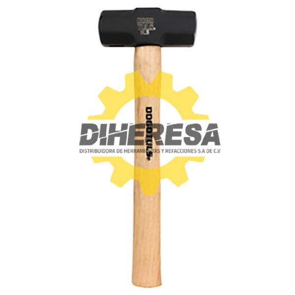 TB4019 MARRO OCTAGONAL 3LB MANGO MADERA DOGOTULS | DIHERESA