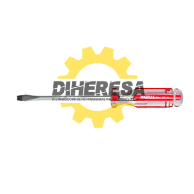 Desarmador acetato rojo plano 3/8x8 TO2015 DOGOTULS