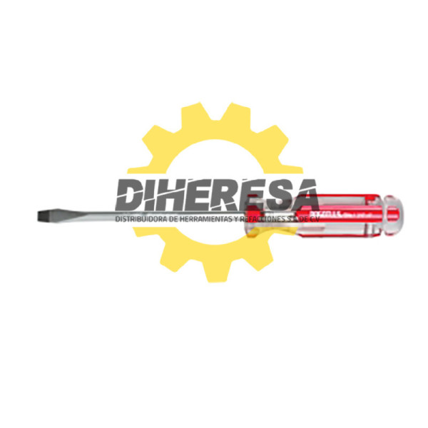 Desarmador acetato rojo plano 3/8x8 TO2015 DOGOTULS