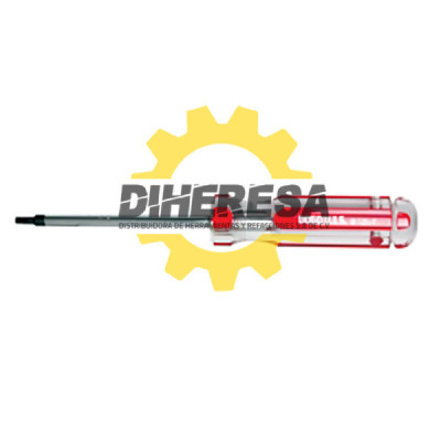 TO2038 Desarmador acetato rojo torx 1/4x4 t25