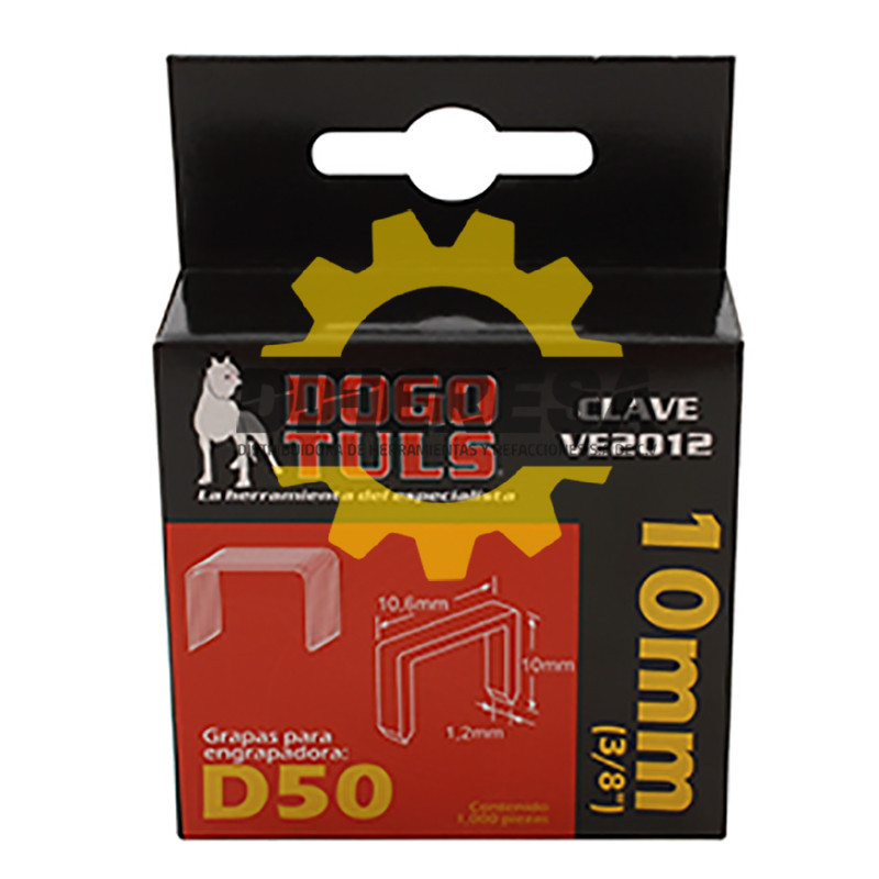 VE2012 GRAPAS D50 3/8'' 10MM (1000 PZS) DOGOTULS | DIHERESA VE2012 GRAPAS D50 3/8'' 10MM (1000 PZS) DOGOTULS | DIHERESA