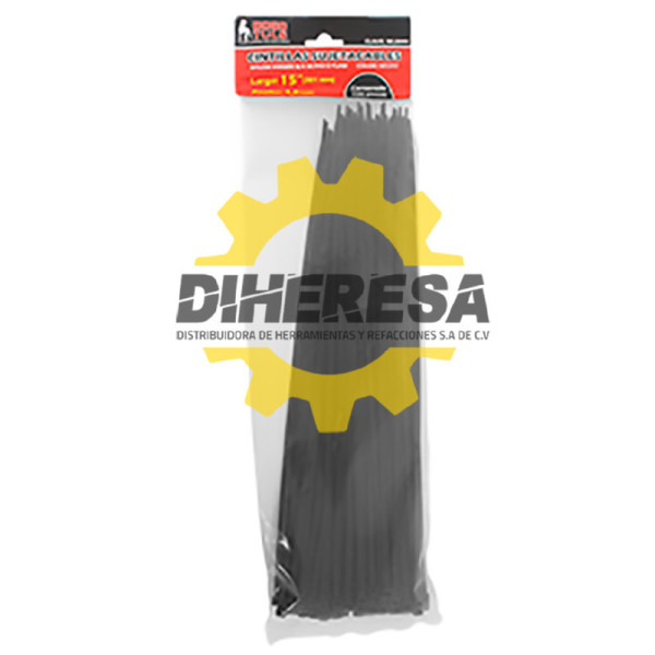 Cintilla sujetacable 15" negrac/100 WL8044 DOGOTULS