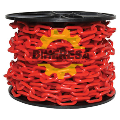 XC5006 CADENA PLASTICA 6MM ROJA 25MT DOGOTULS | DIHERESA