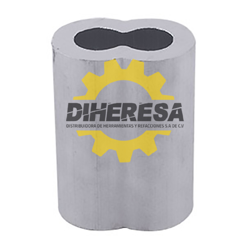 YC5007 CASQUILLO ALUMINIO DOBLE 1/4'' DOGOTULS | DIHERESA YC5007 CASQUILLO ALUMINIO DOBLE 1/4'' DOGOTULS | DIHERESA