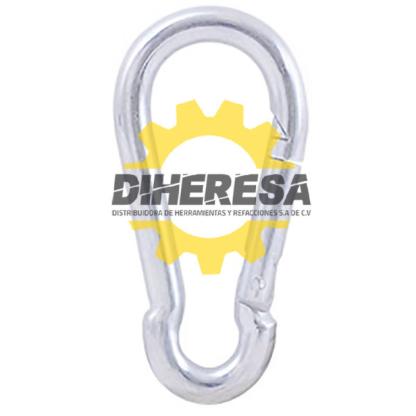 YC5022 GANCHO RAPIDO C/SEGURO GALV 80X8MM 181kg DOGOTULS | DIHERESA