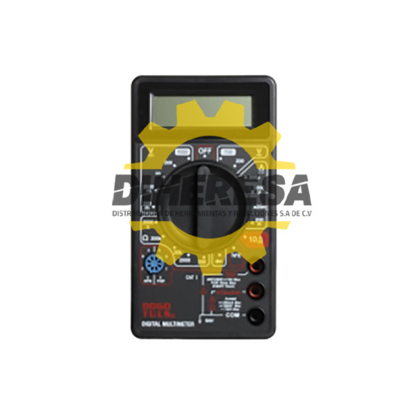 ZE8002 MULTIMETRO BASICO  DIGITAL 1000V DOGOTULS | DIHERESA