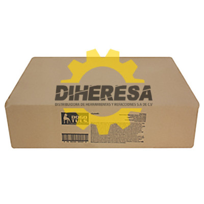 ZF5004 RODAJA HULE NEGRO FIJA 4'' BUJE DOGOTULS | DIHERESA