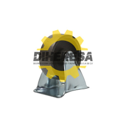 ZF5010 RODAJA FIERRO FIJA 2-1/2  pulgadas  DOGOTULS