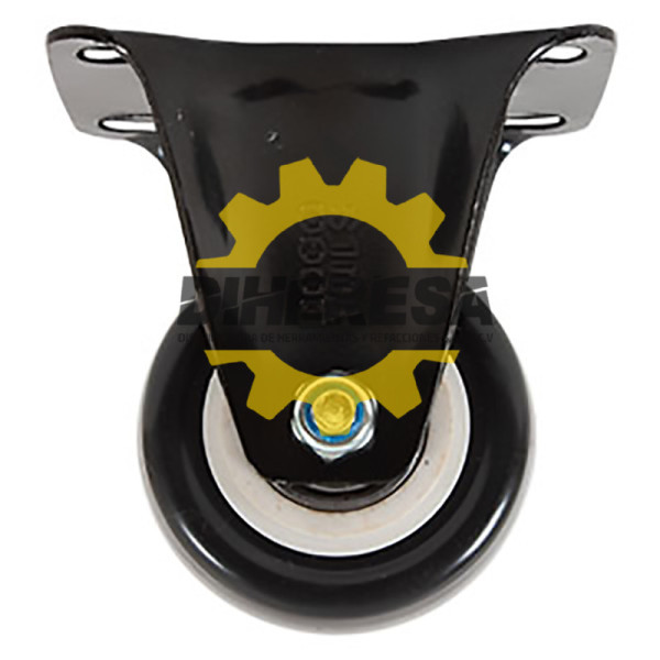 ZF5178 RODAJA PVC NEGRO FIJA 2'' DOGOTULS | DIHERESA
