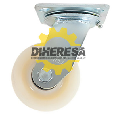 ZF5202 RODAJA PP USO PESADO GIRATORIA 4'' DOGOTULS | DIHERESA