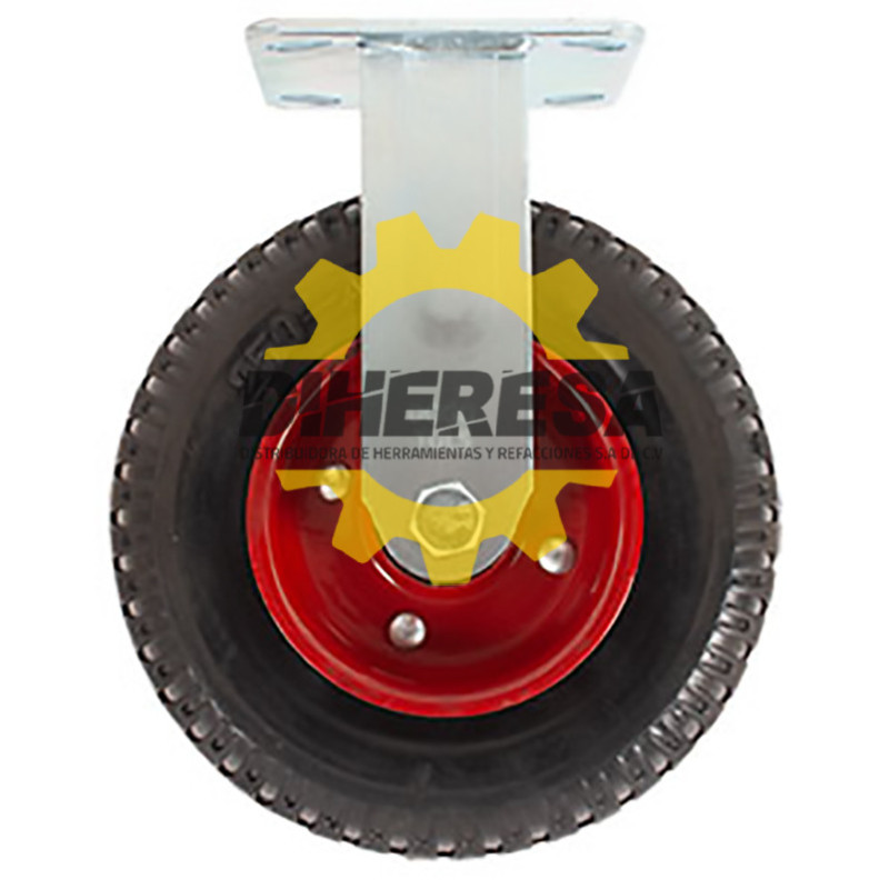 ZF5222 RODAJA DE HULE SOLIDO FIJA 8'' DOGOTULS | DIHERESA ZF5222 RODAJA DE HULE SOLIDO FIJA 8'' DOGOTULS | DIHERESA