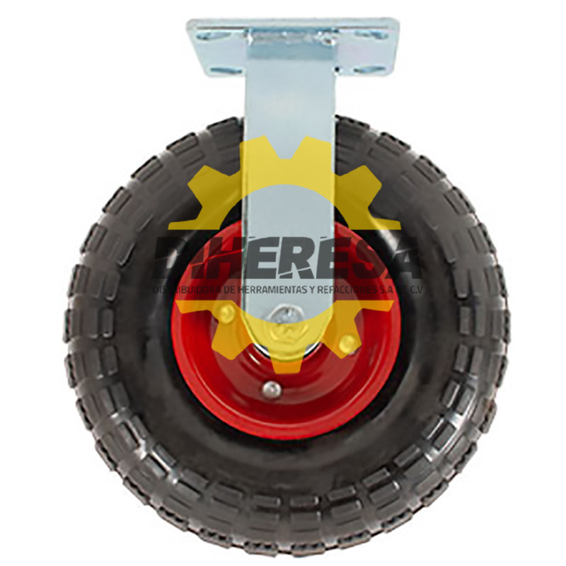 ZF5223 RODAJA DE HULE SOLIDO FIJA 10'' DOGOTULS | DIHERESA ZF5223 RODAJA DE HULE SOLIDO FIJA 10'' DOGOTULS | DIHERESA
