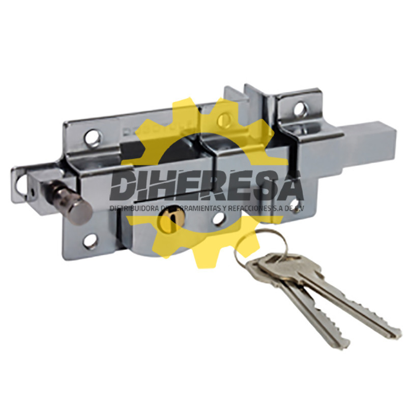 ZI9044 CERRADURA BARRA FIJA DERECHA CROMADA DOGOTULS | DIHERESA ZI9044 CERRADURA BARRA FIJA DERECHA CROMADA DOGOTULS | DIHERESA