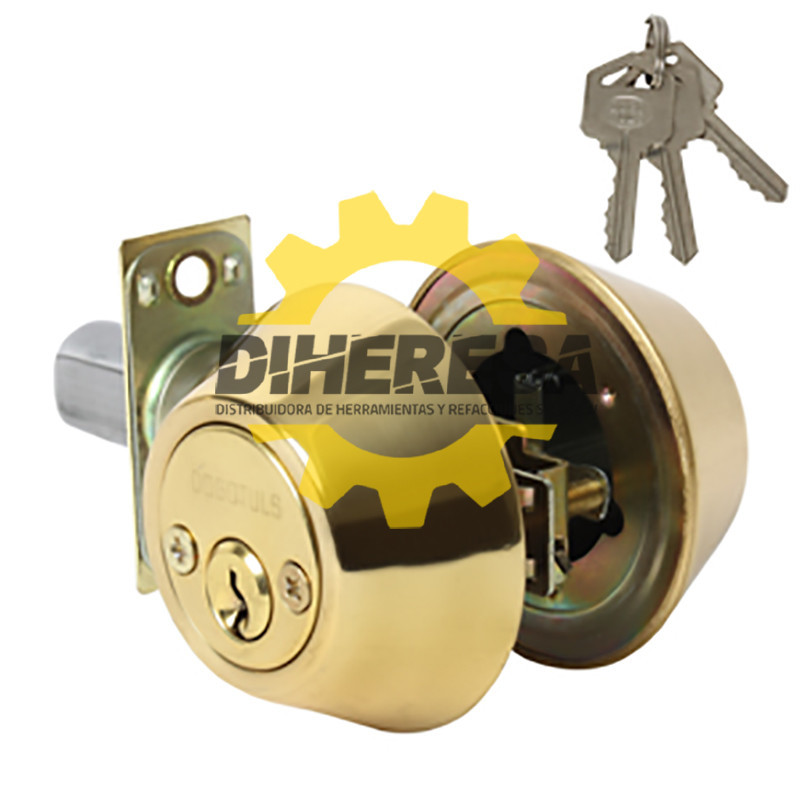 ZI9059 CERROJO DOBLE CILINDRO LATON DOGOTULS | DIHERESA ZI9059 CERROJO DOBLE CILINDRO LATON DOGOTULS | DIHERESA