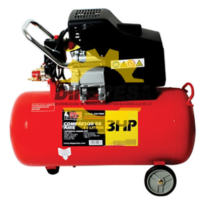 ZM7002 Compresor aire 3hp 50l directo cobre