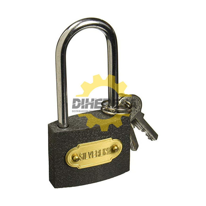 CANDADO GRIS, CILIDRO DE HIERRO SILVERLINE | DIHERESA CANDADO GRIS, CILIDRO DE HIERRO SILVERLINE | DIHERESA