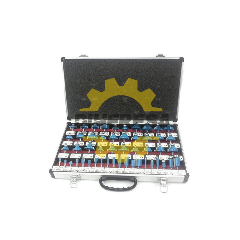 BROCAS PARA RAUTER ESTUCHE CON 50 PZAS SILVERLINE | DIHERESA BROCAS PARA RAUTER ESTUCHE CON 50 PZAS SILVERLINE | DIHERESA