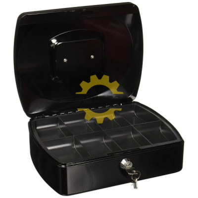 CAJA DE EFECTIVO DE 10 NEGRA SILVERLINE | DIHERESA