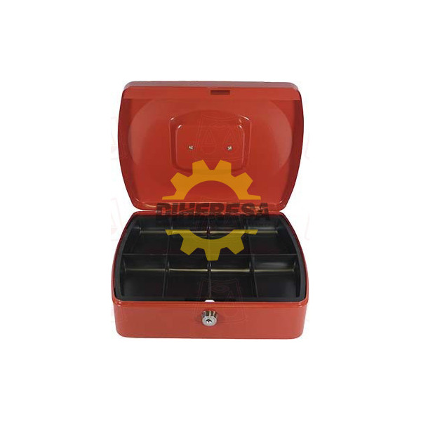 CAJA DE EFECTIVO DE 10 ROJA SILVERLINE | DIHERESA