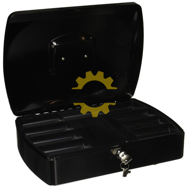 CAJA DE EFECTIVO DE 12 NEGRA SILVERLINE | DIHERESA