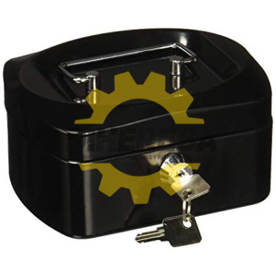 CAJA DE EFECTIVO DE 6 NEGRA SILVERLINE | DIHERESA