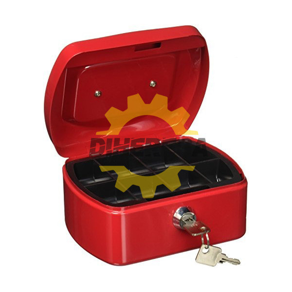 CAJA DE EFECTIVO DE 6 ROJA SILVERLINE | DIHERESA