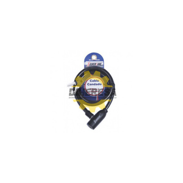 CABLE CANDADO 10 X 900MM SILVERLINE | DIHERESA