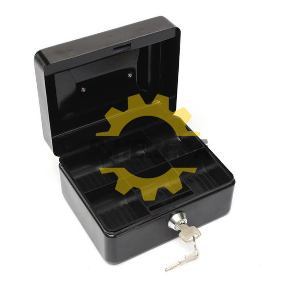 CAJA DE EFECTIVO DE 8 NEGRA SILVERLINE | DIHERESA