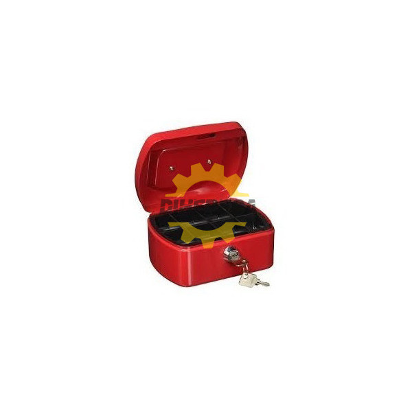 CAJA DE EFECTIVO DE 8 ROJA SILVERLINE | DIHERESA